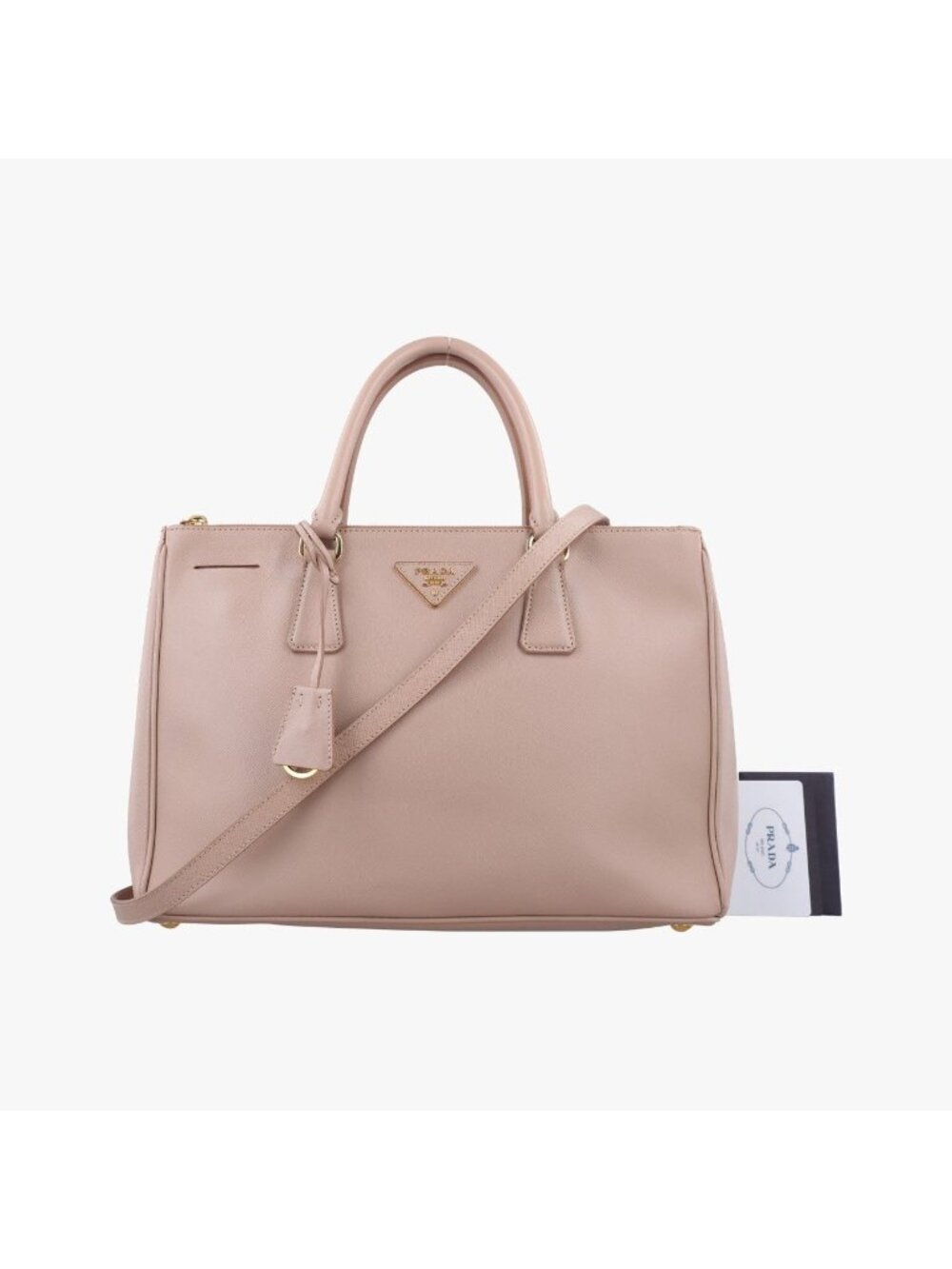 Prada Galleria Pink Saffiano Leather 14
